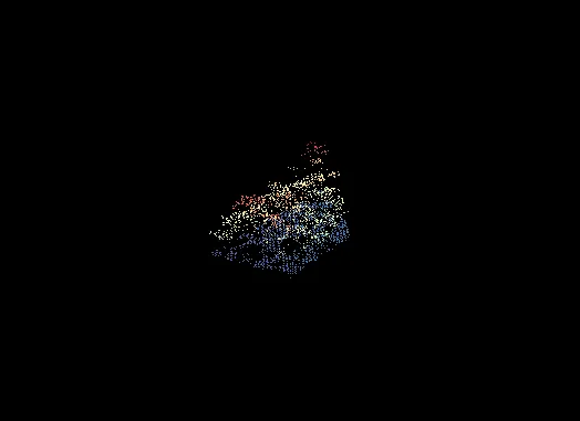 The clipped point cloud.